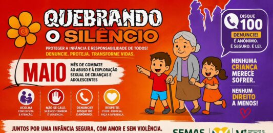 CAMPANHA QUEBRANDO SILÊNCIO – JUNTOS CONTRA O ABUSO E EXPLORAÇÃO SEXUAL DE CRIANÇAS E ADOLESCENTES