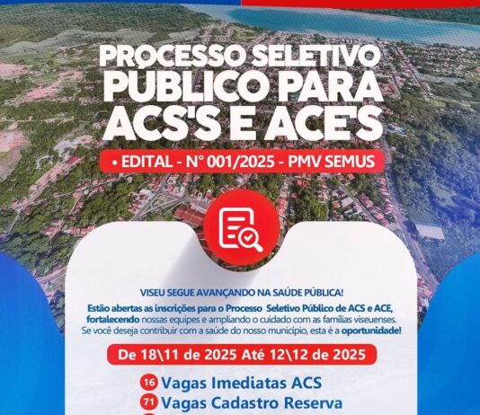 PROCESSO SELETIVO – ACS e ACE