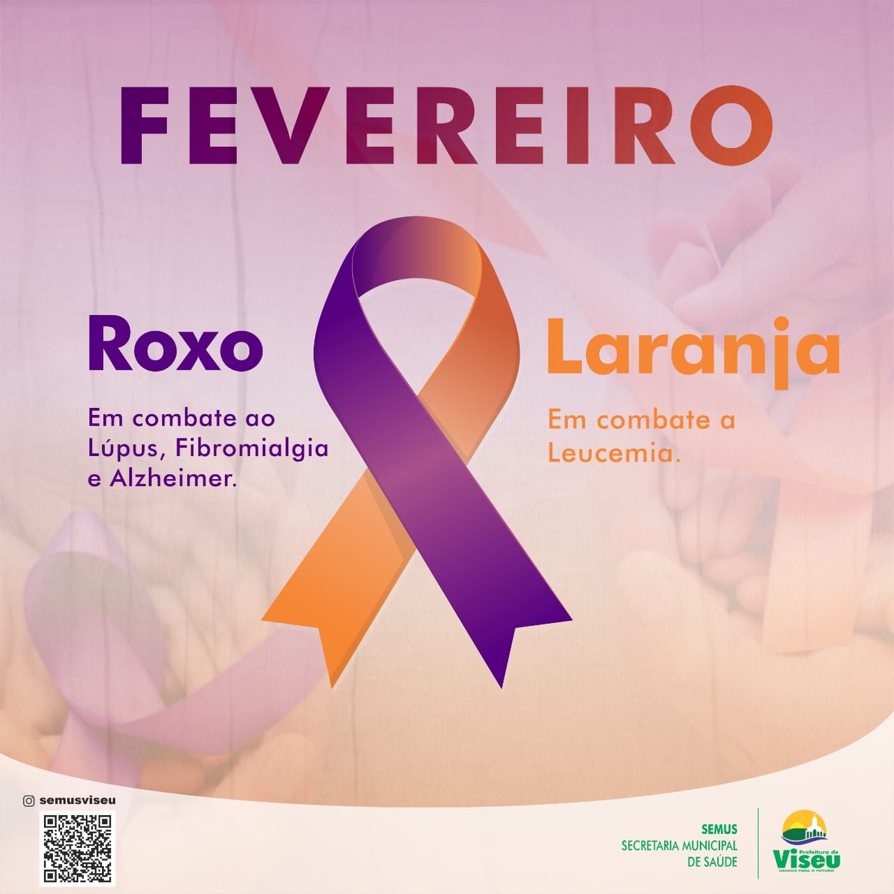 Viseu fortalece Campanha Fevereiro Roxo e Laranja Prefeitura de Viseu