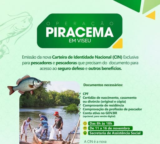 Operação Piracema em Viseu!